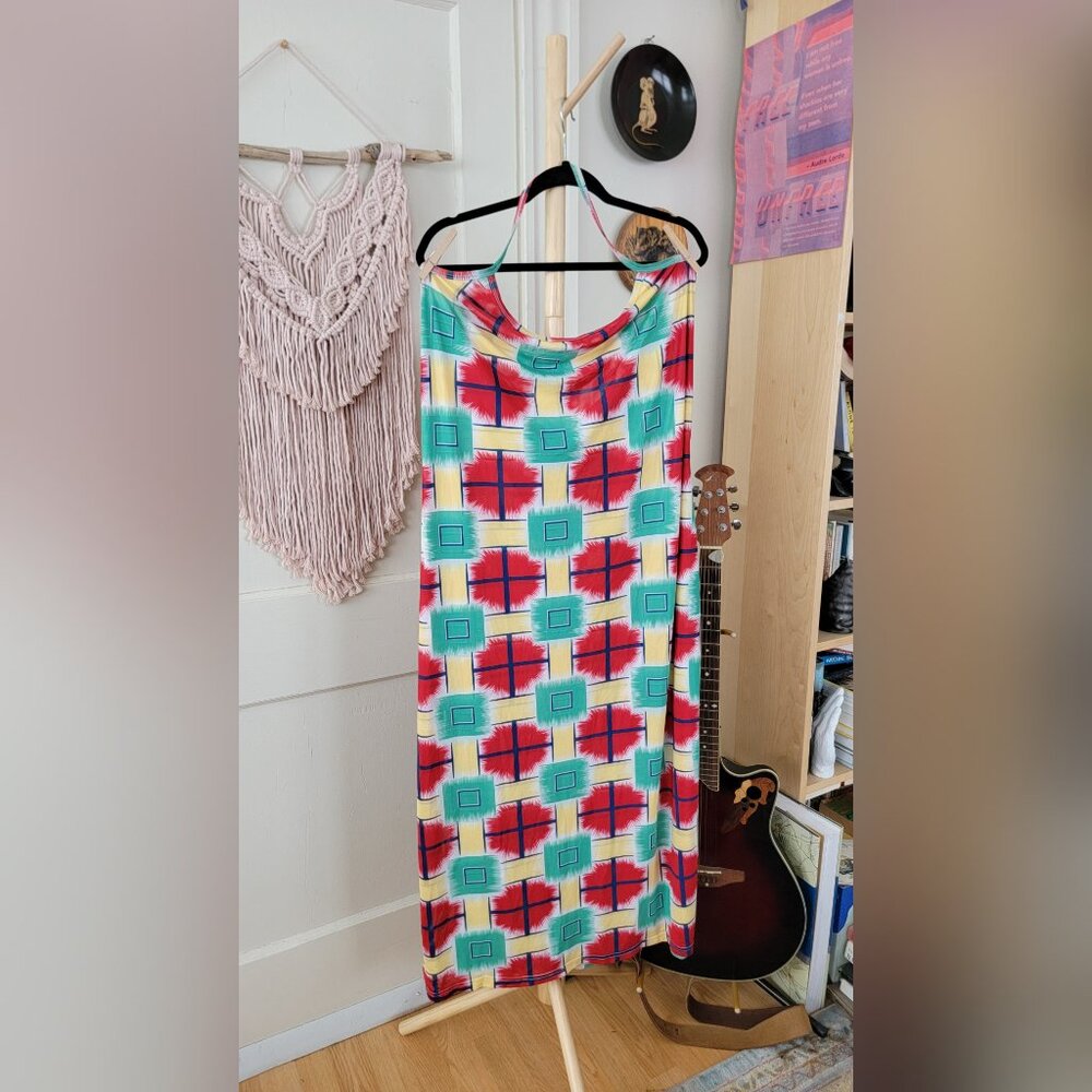 Fashion Brand Company Sheer Mesh Halter Tube Dress